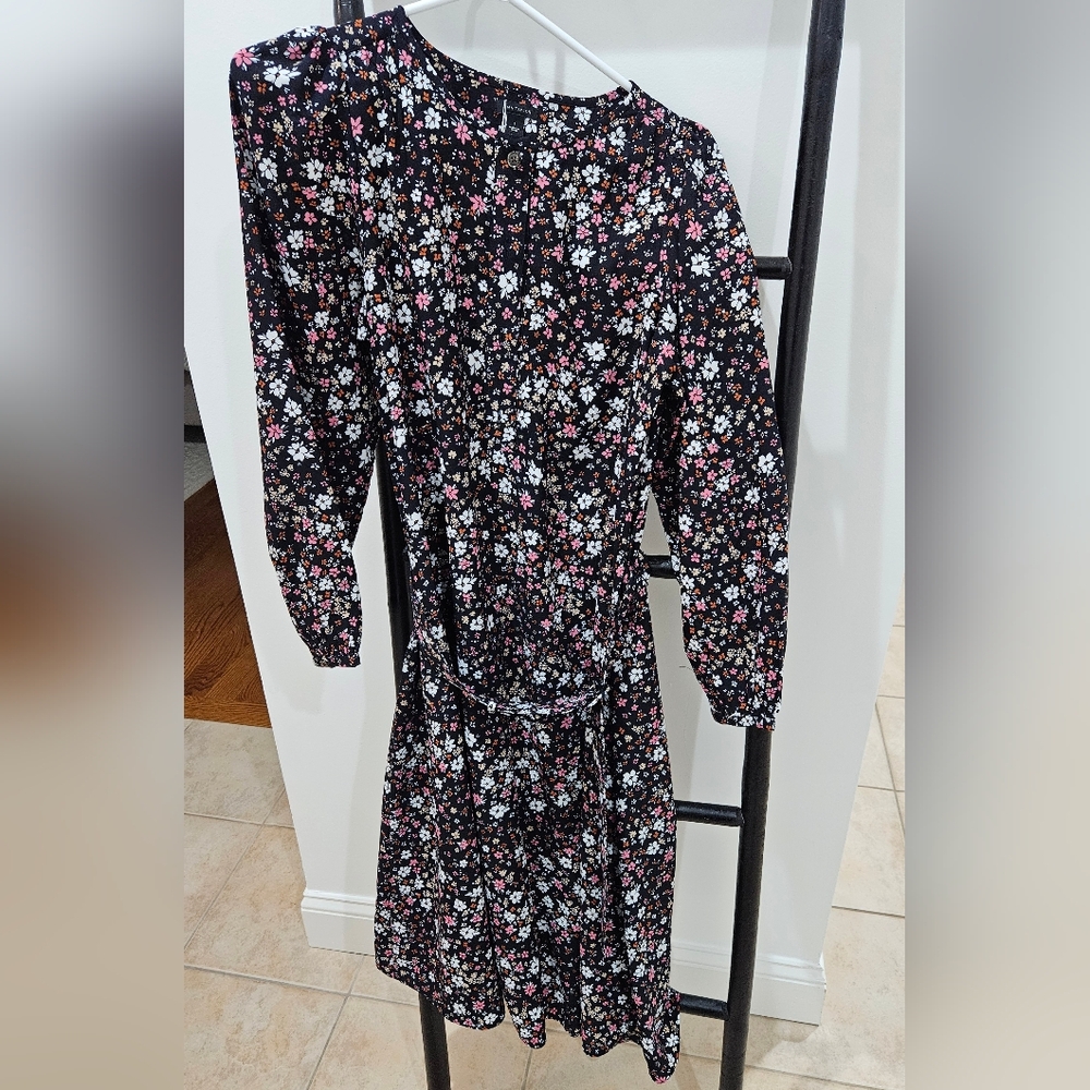 Floral Navy Dress